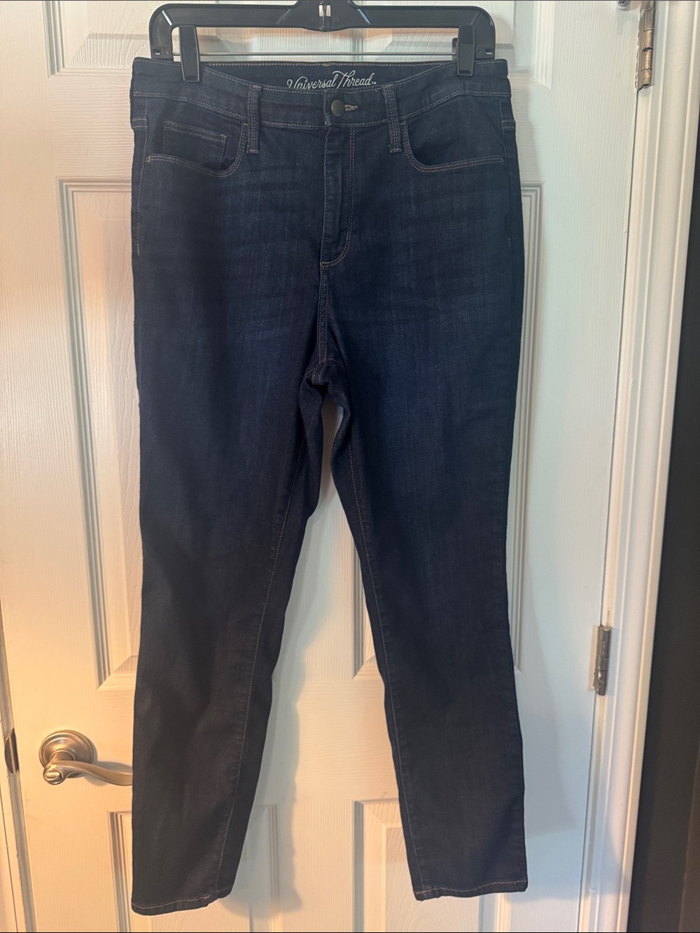 Universal Thread Navy Dark Wash Highrise Skinny Jeans - Women's 12/31R
